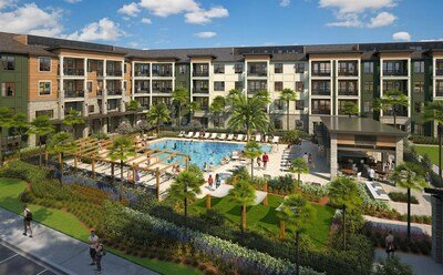 A rendering of RISE Bartram Park in Jacksonville, Fla. The property, which is in lease-up, is part of Origin Investments' IncomePlus Fund portfolio.
Credit: Origin Investments/RISE