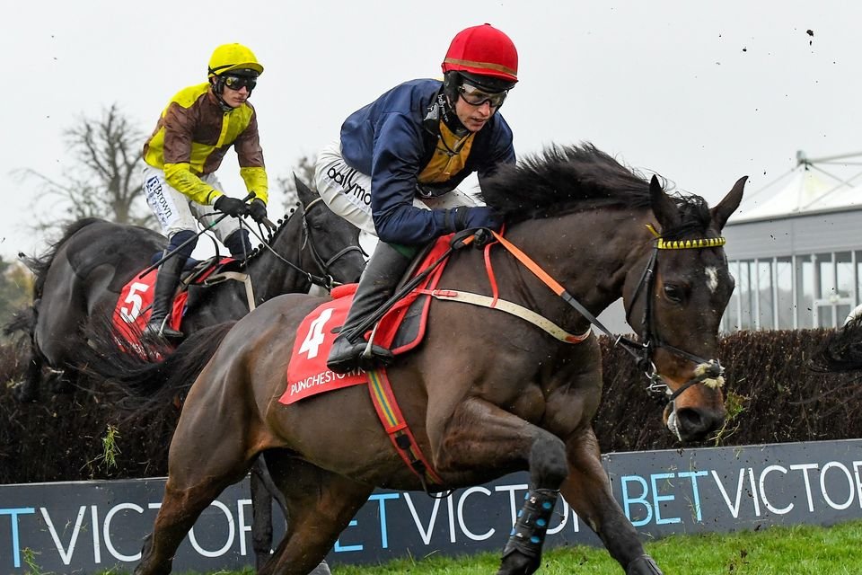 Fastorslow lowered the colours of Galopin Des Champs for the second time in succession when landing the John Durkan Memorial Chase at Punchestown last November. Photo: Sportsfile
