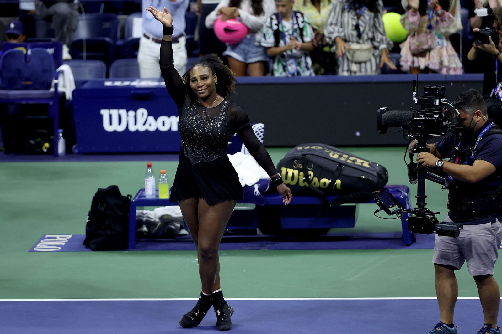 Serena Williams after her final match