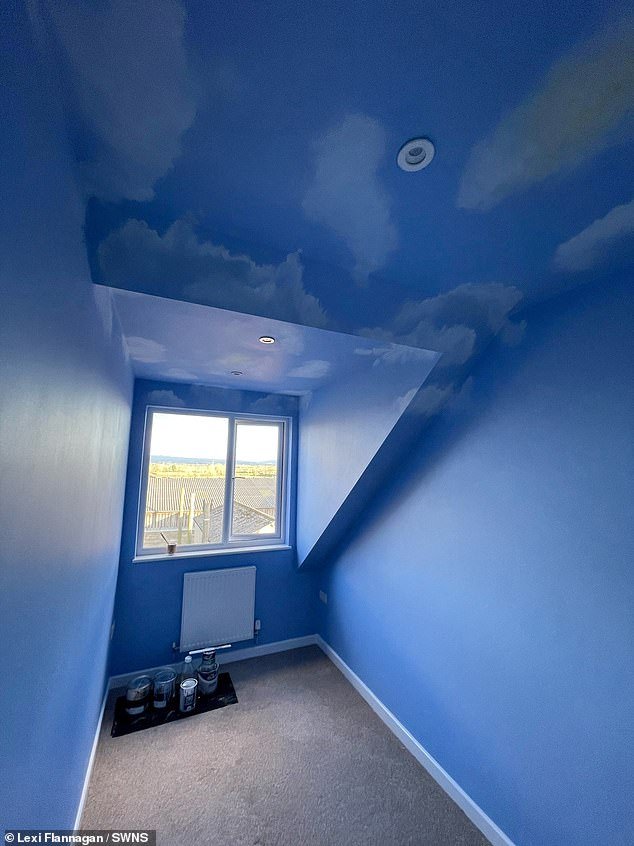 The children's room in Lexi's converted garage. Having two homes means this house is ready for their son, Levi when he grows up