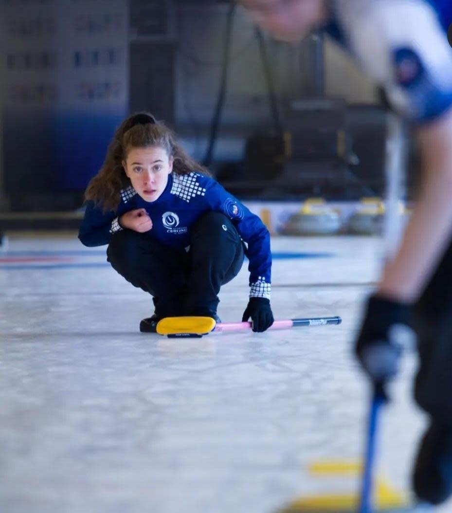Glasgow Times: Holly Burke, Team GB youth curler