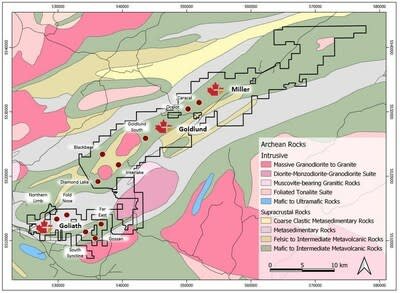 Figure 1: Regional Exploration Targets (CNW Group/Treasury Metals Inc.)