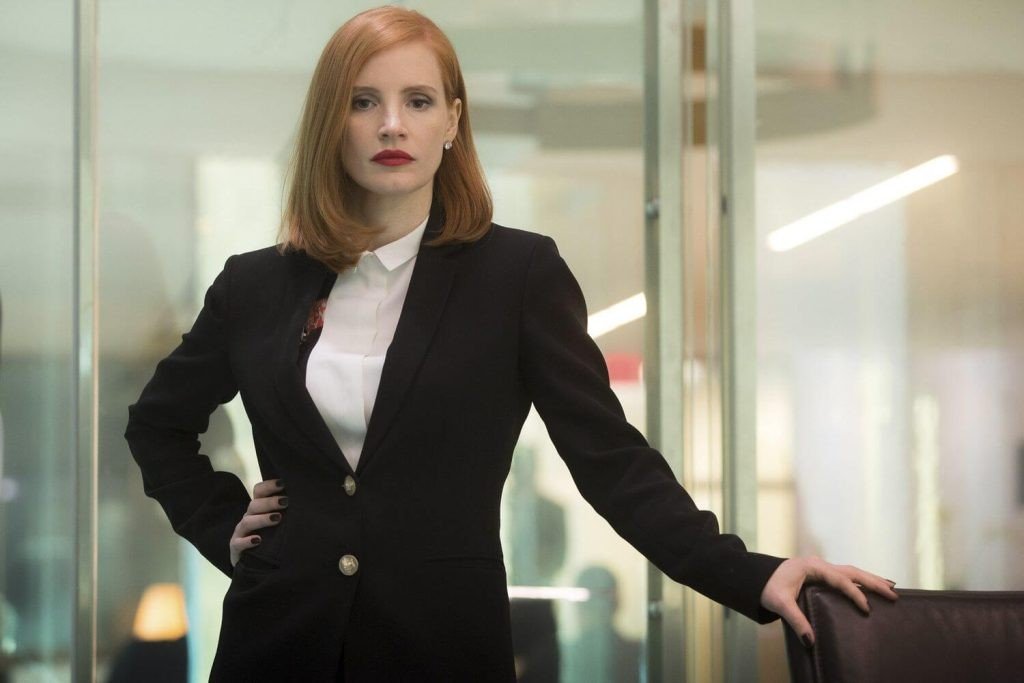 Jessica Chastain in Miss Sloane