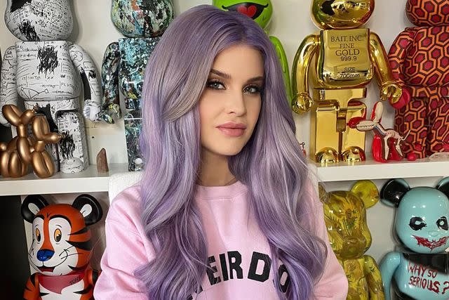Kelly Osbourne/instagram Kelly Osbourne rocks a lavender hair color