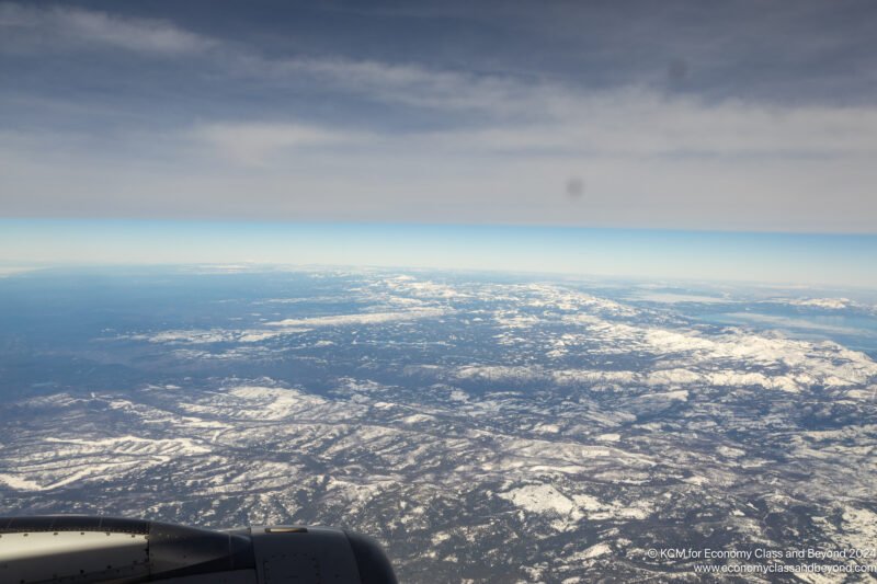 an aerial view of a landscape