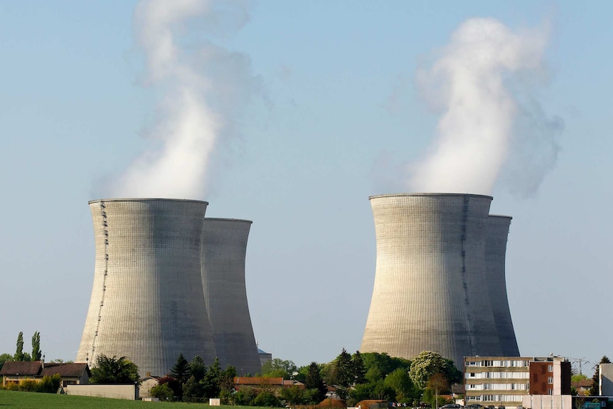 EDF nuclear plant in Bugey, France