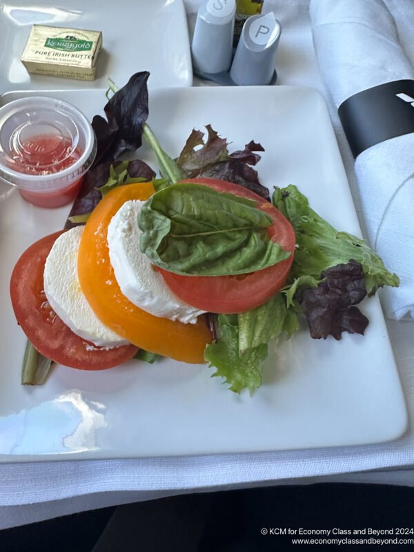 a plate of food on a table