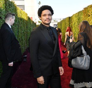 Trevor Noah at the 81st Golden Globe Awards held at the Beverly Hilton Hotel on January 7, 2024 in Beverly Hills, California.