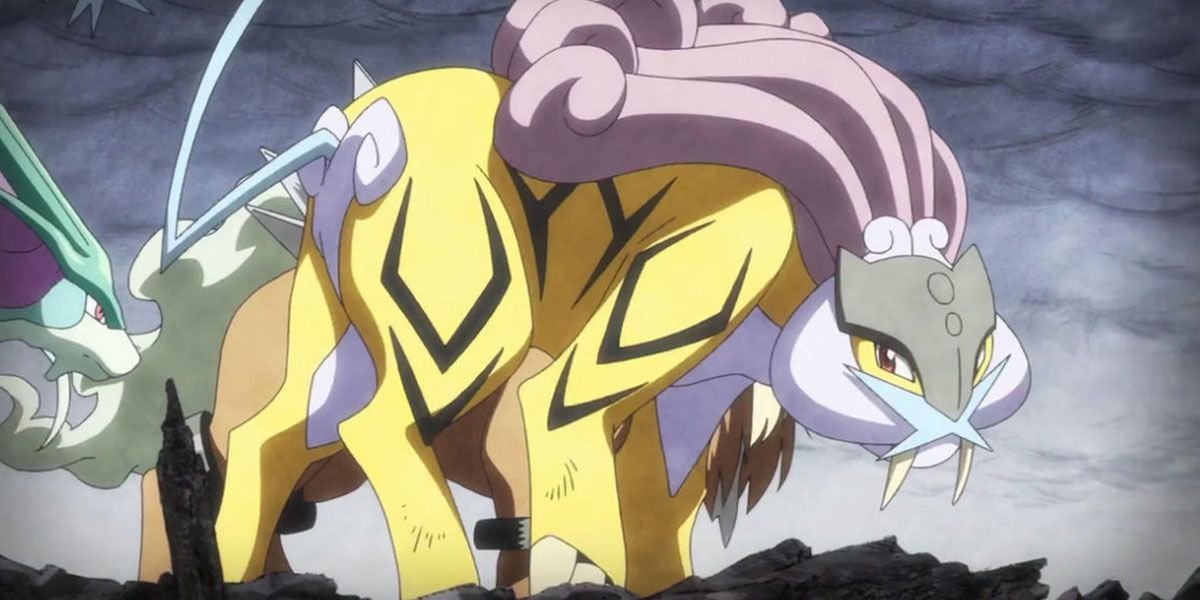 Raikou stands with Suicune in Pokémon.