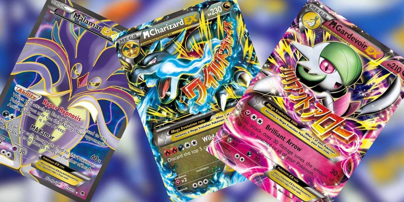 A split image of three pokemon cards