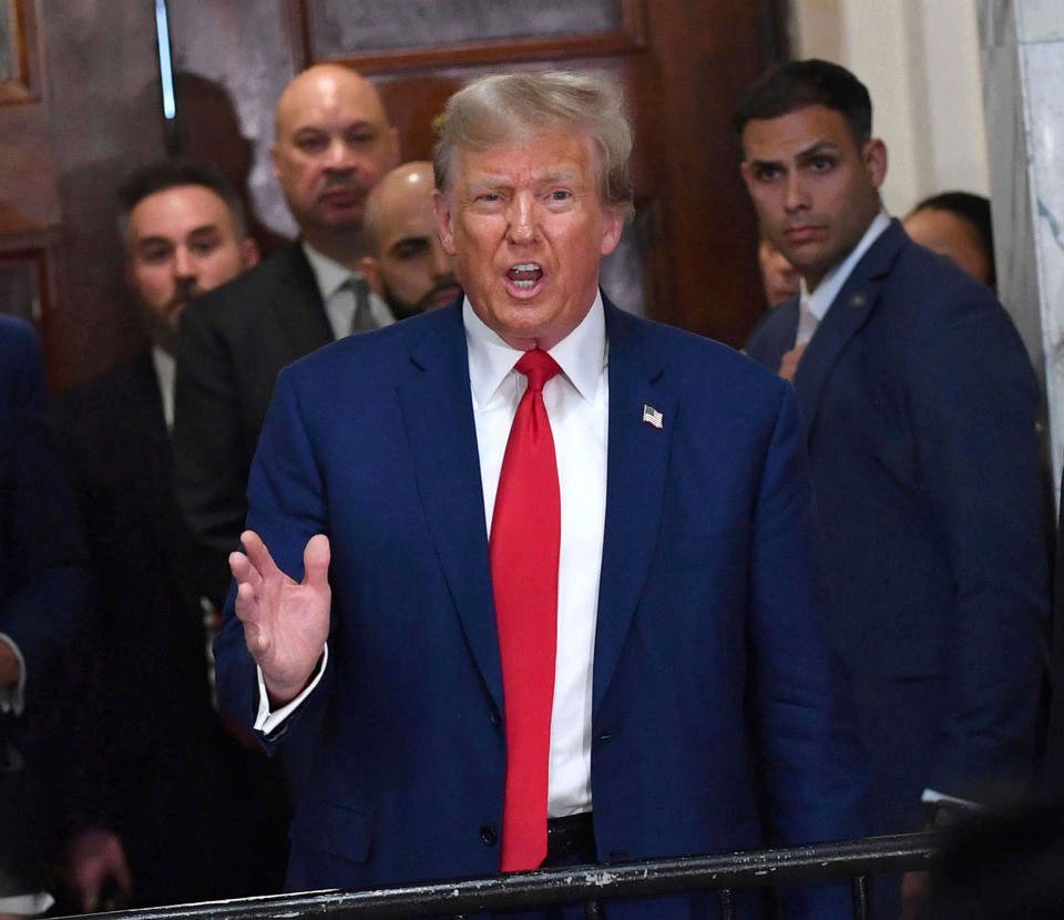 MAY 30th 2024: Former President Donald Trump is found guilty on all 34 counts of falsifying business records in the first degree in connection with the Stormy Daniels hush money trial case. - File Photo by: zz/Andrea Renault/STAR MAX/IPx 2024 1/11/24 Former President Donald Trump is seen on January 11, 2024 outside the New York State Supreme Courthouse on the day of closing arguments during his civil business fraud trial case in New York City. (NYC)