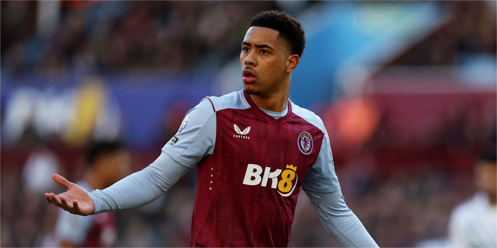 Jacob Ramsey in Premier League action for Aston Villa.