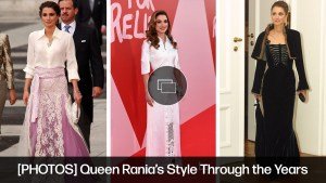 Queen Rania of jordan s style through the years.