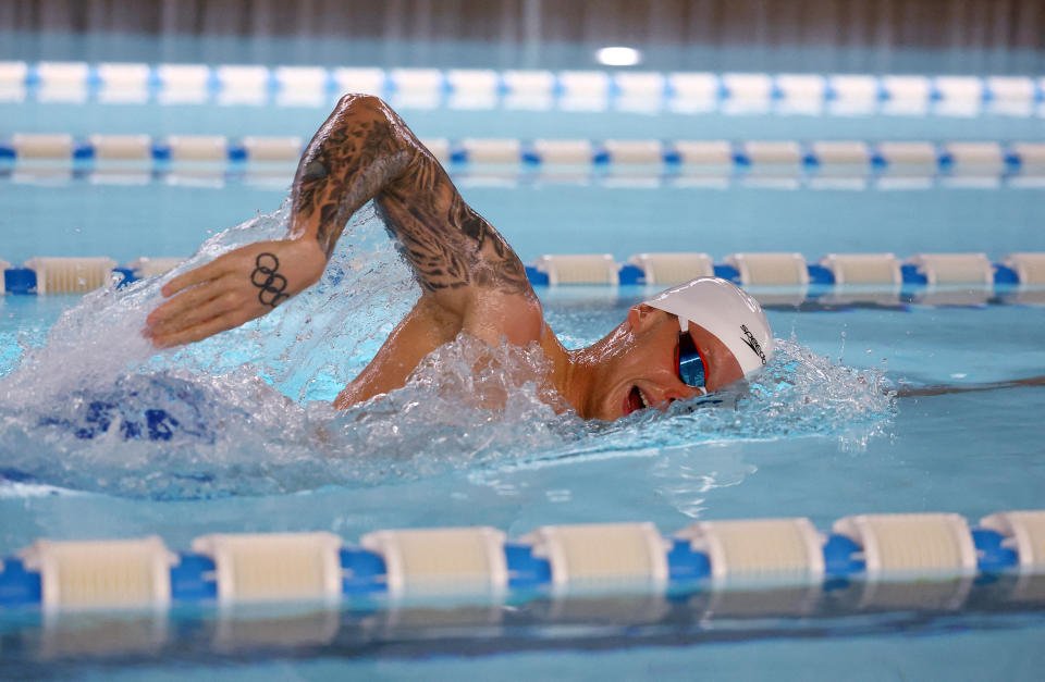 The 21-year-old was pipped to a stunning men’s 200m freestyle victory by an agonising 0.02s on Monday night