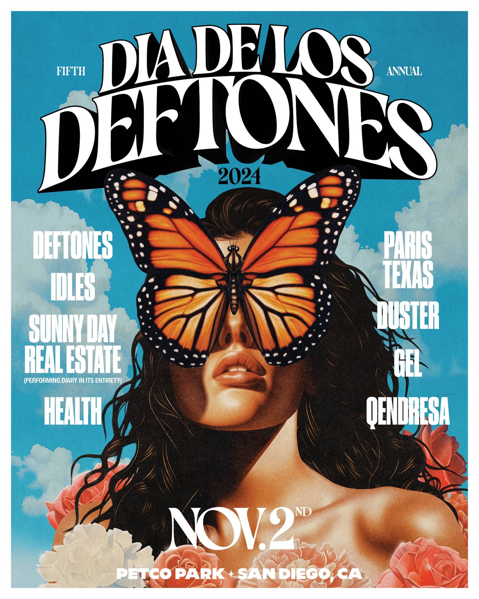 Dia De Los Deftones 2024 poster. Credit: PRESS