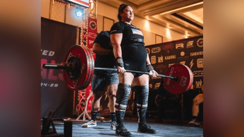 Corbett's Donna Clark won gold in the deadlift at the Powerlifting Nationals (Courtesy: PWRBLD Media)