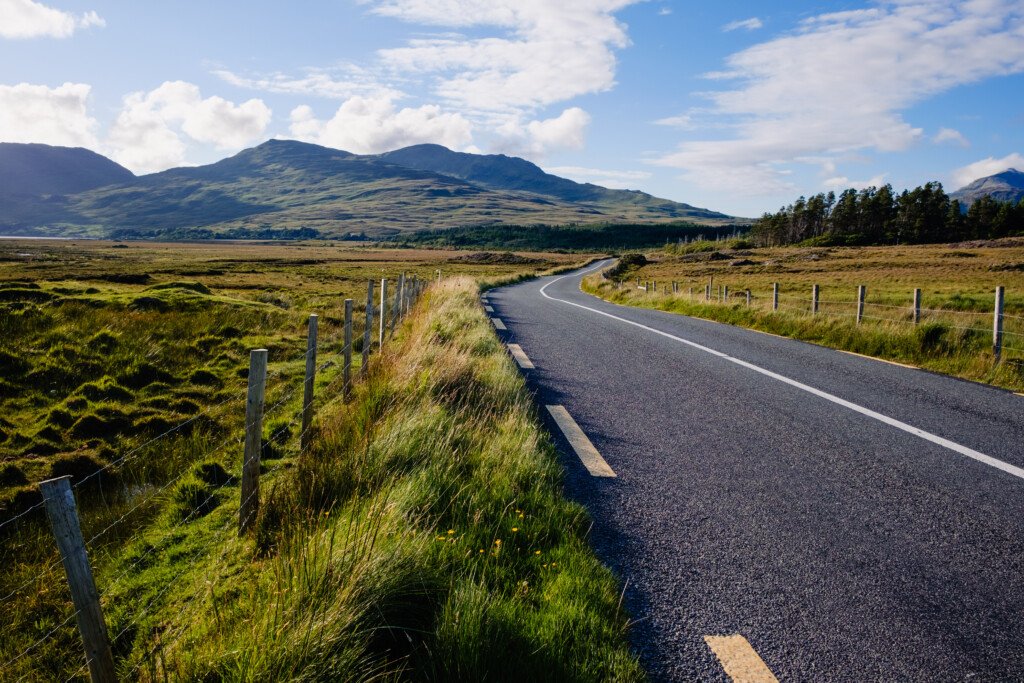 Road in rural Ireland