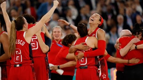 'So special': USA women's basketball team on the gold that sealed top medal table position – video