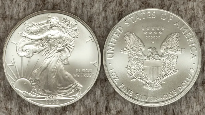 2008 American Silver Eagle. Image: Stack's Bowers / CoinWeek.