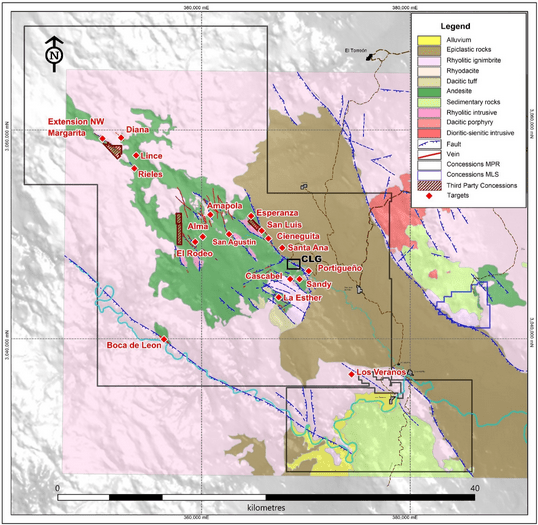 A map of the region Description automatically generated