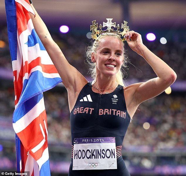 Keely Hodgkinson was crowned the winner of the women's 800m event at the Stade de France