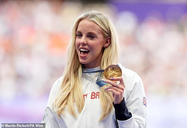 The runner from Wigan won the 800m women's final to claim the first Olympic gold of her career, breaking the British record set by Dame Kelly Holmes 20 years ago