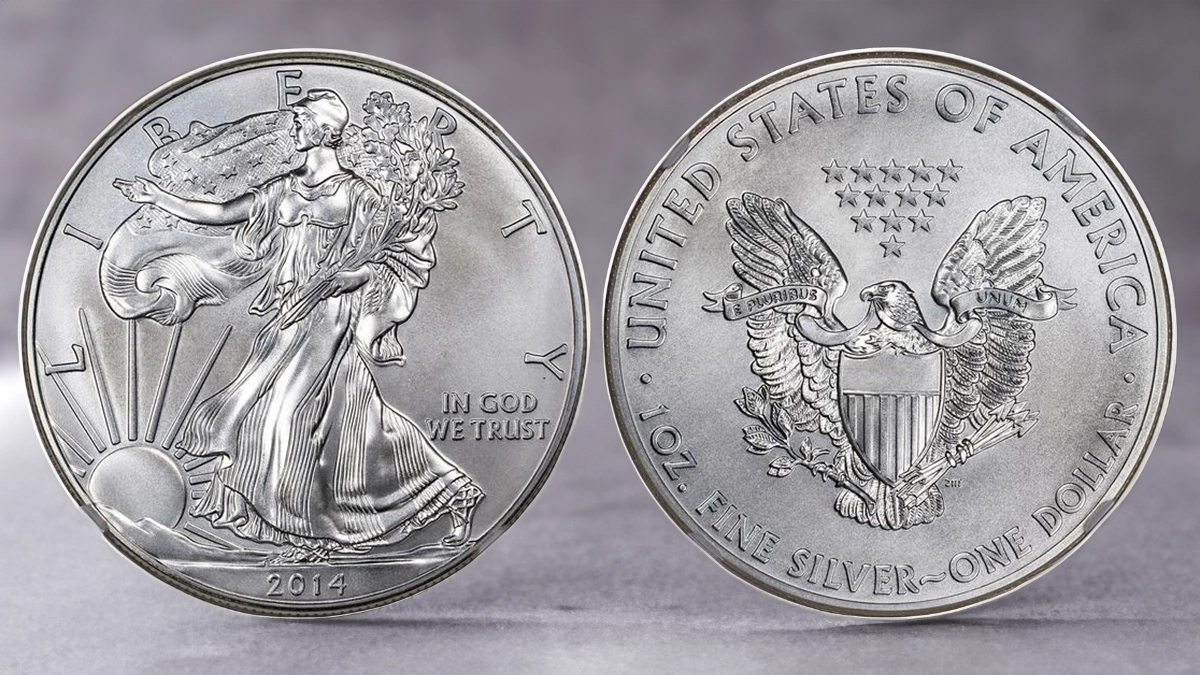 2014 American Silver Eagle. Image: Stack's Bowers / CoinWeek.