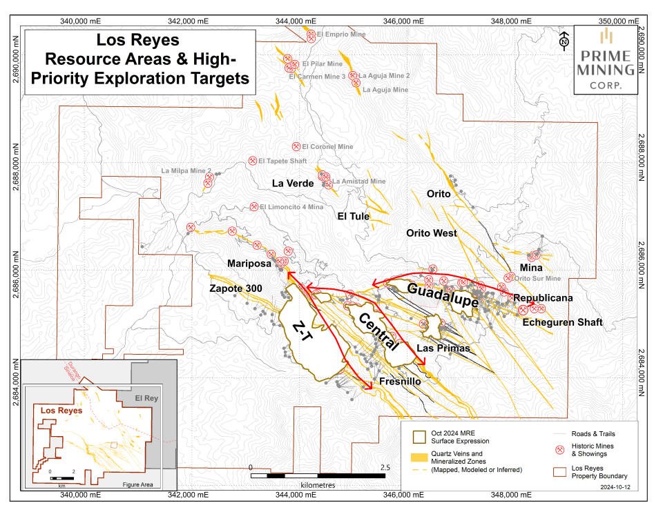 Figure 5 Resource Areas and High Priority Exploration Targets v3