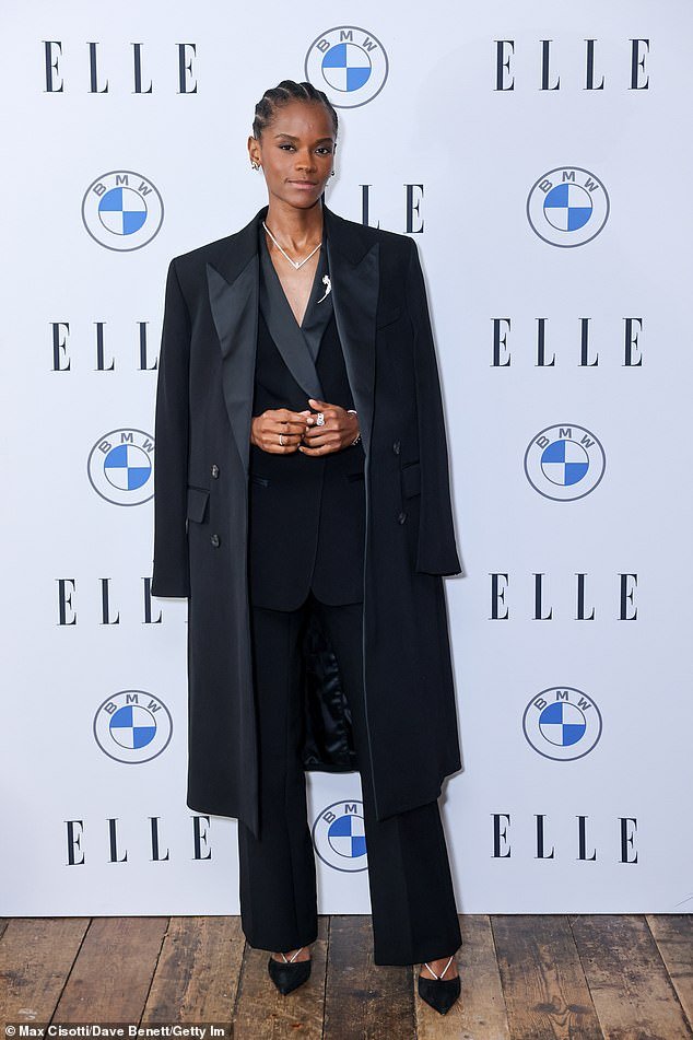 Letitia Wright attends the ELLE Style Awards, in partnership with BMW at Sessions Arts Club