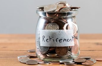 Concept image of wealth growing in retirement savings