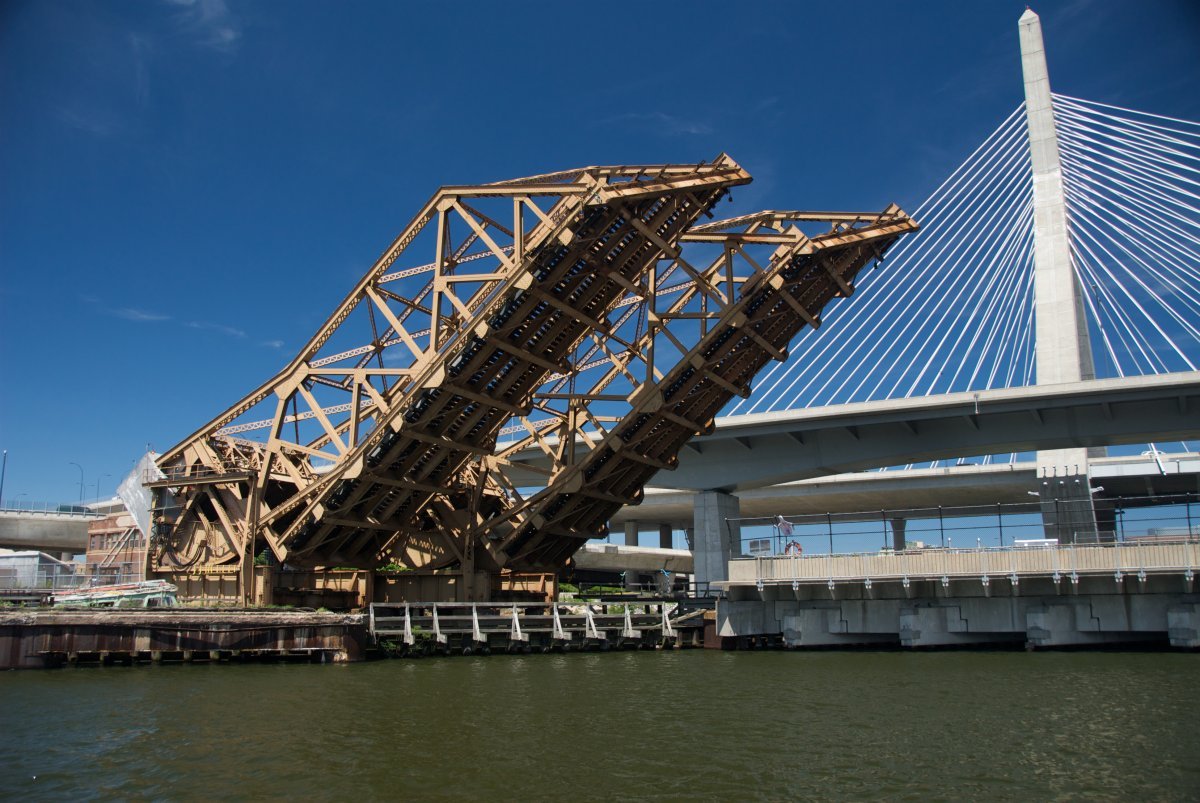 draw bridge boston Leonard Zakim 